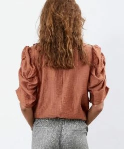 Lollys Laundry Lou Blouse - Rust