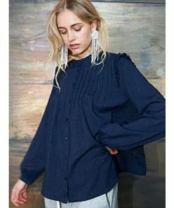 Lollys Laundry Dawn Shirt Dark Blue