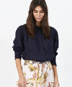 Lollys Laundry Nicky Shirt In Washed Black