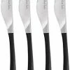 Robert Welch Colour Noir V Black Handled Steak Knives Set Of 4