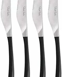 Robert Welch Colour Noir V Black Handled Steak Knives Set Of 4