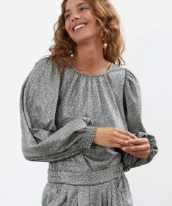 Lollys Laundry Monica Blouse Silver