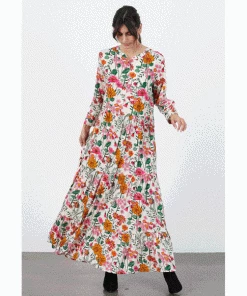 Lollys Laundry Nee Pink Flower Dress