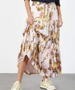 Lollys Laundry Bonny Skirt - Soft Pink Flower