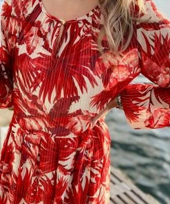 Lollys Laundry Luciana Maxi Dress In Red