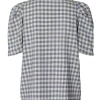 Lollys Laundry Aby Shirt - Dusty Blue Check