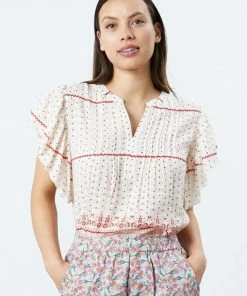 Lollys Laundry Isabel Top - Dot Print