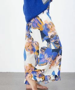 Lollys Laundry Estrid Trousers - Blue Flower