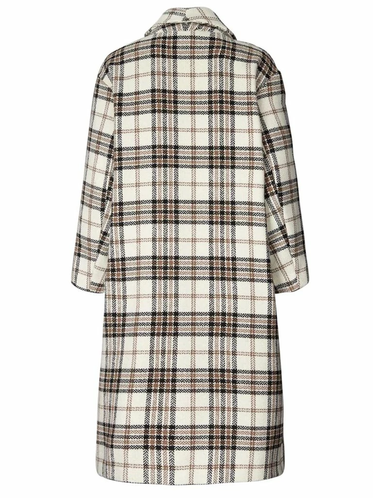 Lollys Laundry Billie Check Coat In Black Cream 3 Lollys Laundry Billie Check Coat In Black Cream