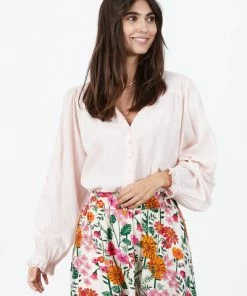 Lollys Laundry Lollys Laundry Charlie Blouse In Rose
