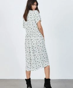 Lollys Laundry Lolly's Laundry Aliya Dress In White & Green