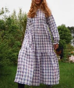 Lollys Laundry Natalia Dress Check Print 5 Lollys Laundry Natalia Dress Check Print