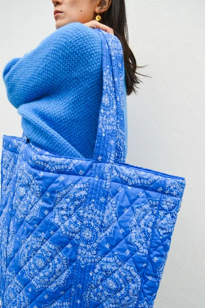 Lollys Laundry Blue Beach Bag 1 Lollys Laundry Blue Beach Bag