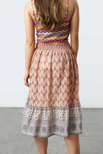 Lollys Laundry Tanya Skirt - Coral 1 Lollys Laundry Tanya Skirt - Coral