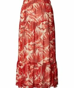 Lollys Laundry Bonny Skirt Flower Print Red