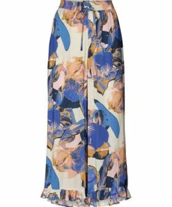 Lollys Laundry Estrid Trousers - Blue Flower