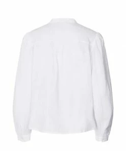 Lollys Laundry Pearl Embroidered Shirt Pale Cream