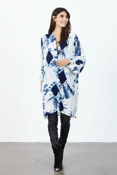 Lollys Laundry Isak Shirt - Blue 1 Lollys Laundry Isak Shirt - Blue