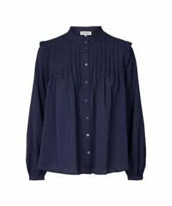Lollys Laundry Dawn Shirt - Dark Blue