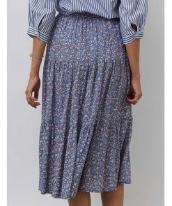 Lollys Laundry Morning Skirt Eco Viscose Blue