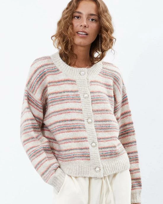 Lollys Laundry Uma Stripe Cardigan 2 Lollys Laundry Uma Stripe Cardigan