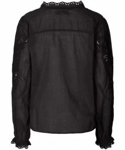 Lollys Laundry Charles Blouse - Washed Black