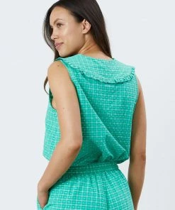 Lollys Laundry Lolly's Laundry Carly Blouse In Green