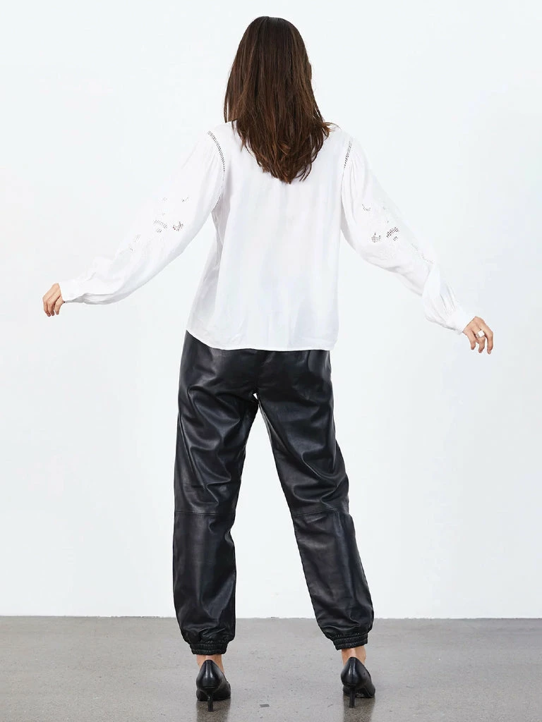 Lollys Laundry Valentina Shirt In White 1 Lollys Laundry Valentina Shirt In White