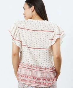Lollys Laundry Isabel Top - Dot Print