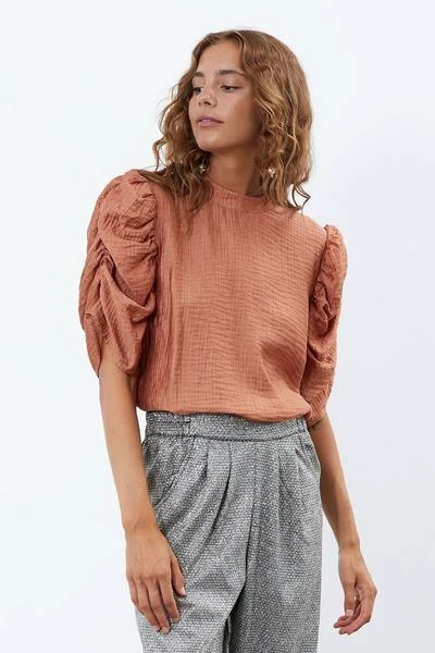 Lollys Laundry Lou Blouse - Rust 4 Lollys Laundry Lou Blouse - Rust