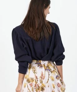 Lollys Laundry Nicky Shirt Washed Black Cotton