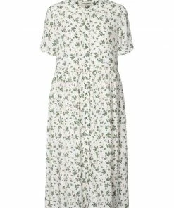 Lollys Laundry Lolly's Laundry Aliya Dress In White & Green