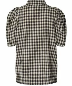 Lollys Laundry Aby Blouse In Black & White