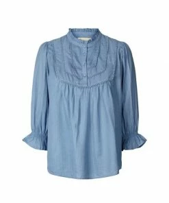 Lollys Laundry Huxi Shirt Dusty Blue