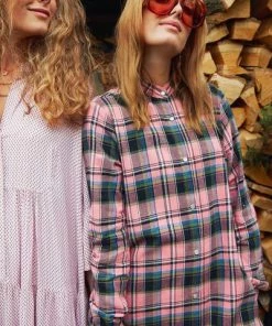 Lollys Laundry Simone Shirt Dress Check Print