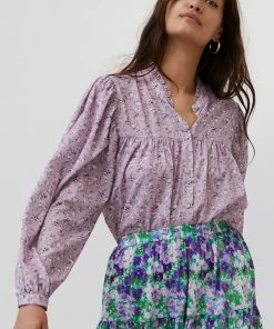 Lollys Laundry Cara Lilac Blouse