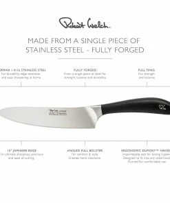 Robert Welch Special Offer 2 Piece Knife Set - Bread & Cooks Knife Signature Essentials Knifes