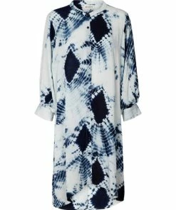 Lollys Laundry Isak Longline Shirt - Blue