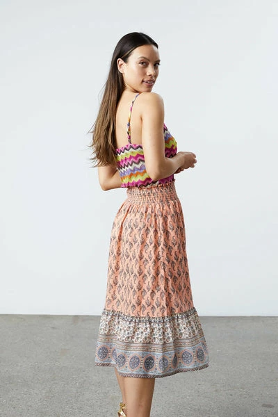 Lollys Laundry Tanya Skirt - Coral 3 Lollys Laundry Tanya Skirt - Coral