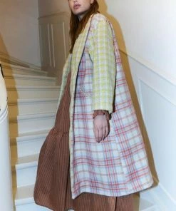 Lollys Laundry Billie Coat Multi Check