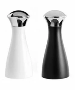 Robert Welch Signature Medium Salt Pepper Mill Set With Tray
