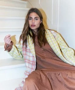 Lollys Laundry Billie Coat Multi Check