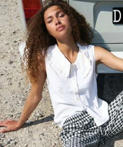 Lollys Laundry Lolly's Laundry Carly Blouse In Creme