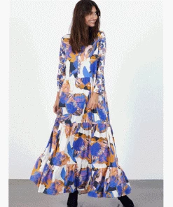 Lollys Laundry Nee Blue Flower Dress