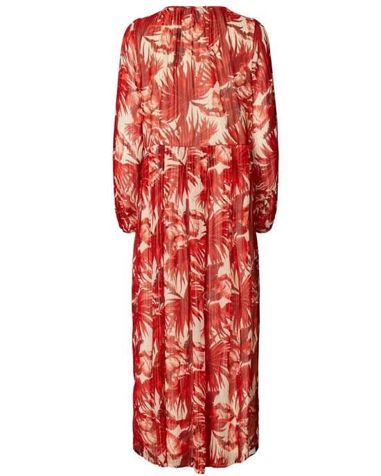 Lollys Laundry Luciana Dress Flower Print Red 1 Lollys Laundry Luciana Dress Flower Print Red