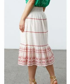 Lollys Laundry Tanya Skirt Red Dot Print