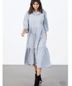 Lollys Laundry Sonya Dusty Blue Dress