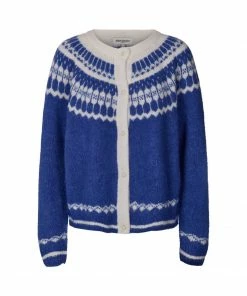 Lollys Laundry Nova Cardigan Neon Blue