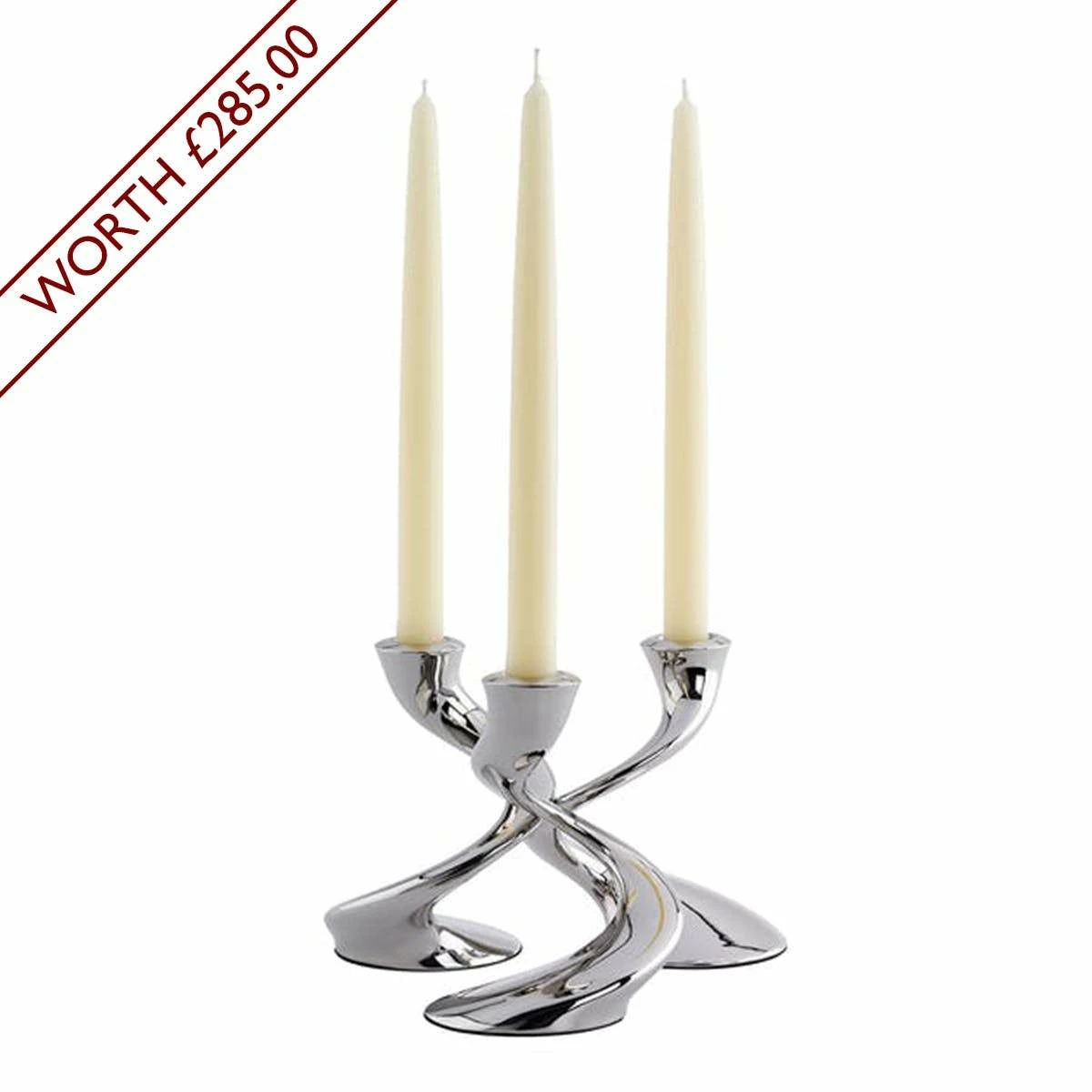 Robert Welch Windrush Candlestick Set of 3 1 Robert Welch Windrush Candlestick Set of 3