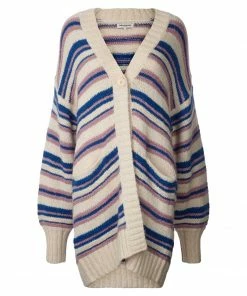 Lollys Laundry Carry Striped Longline Cardigan